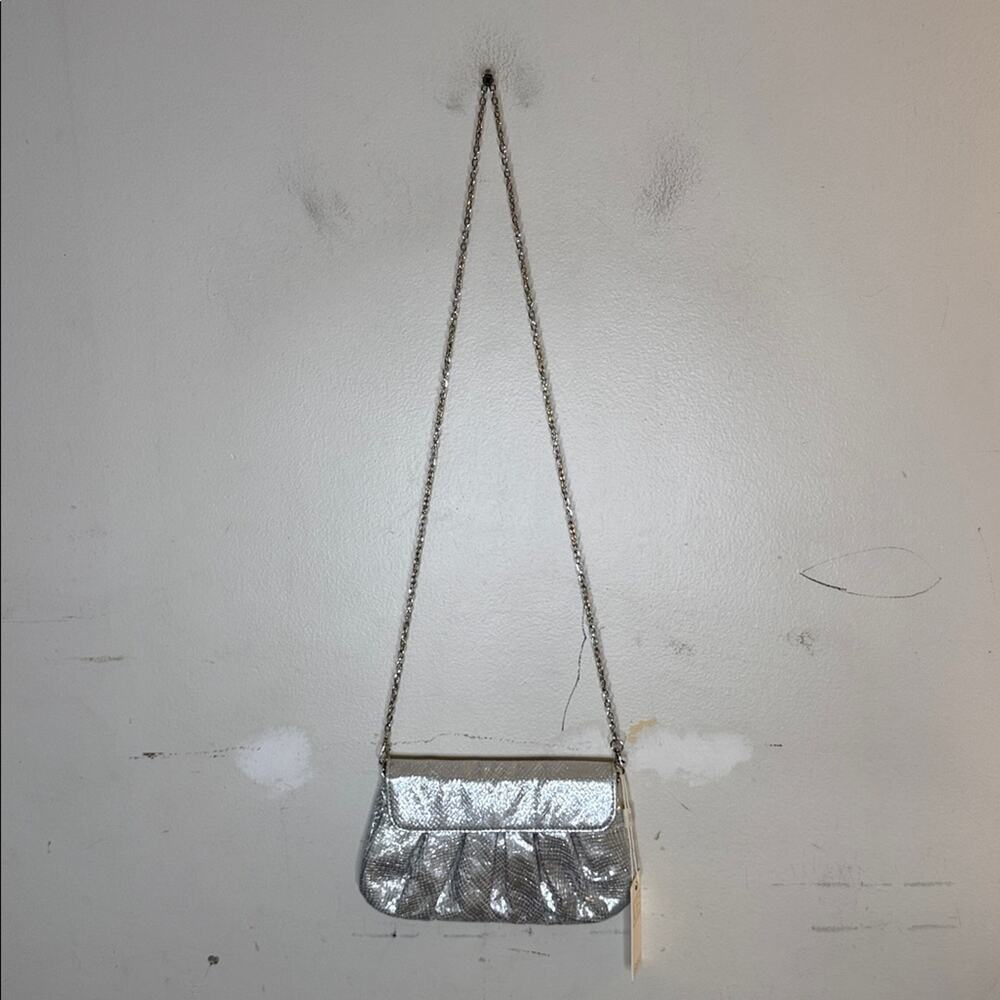 Urban Expressions Juliet Metallic Silver Crossbody